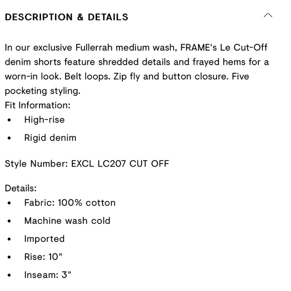 Frame Denim Shorts (26) - Picture 3 of 6